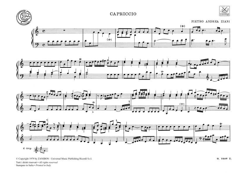 Musiche D'Organo Del '700 - Raccolta Di 32 Composizioni Originali Di Autori Veneti Inedite O Poco Note - noty na varhany